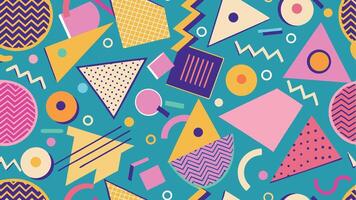 Abstract Geometric Art Throwback vector