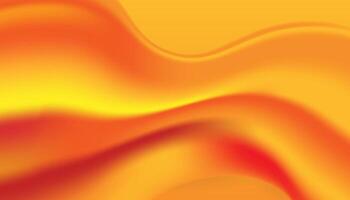 Abstract orange and yellow wave background vector