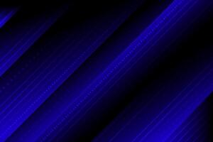 Abstract blue lines on a dark background with glowing wave patterns and digital motion effect. Hi tech and Technology background. vector