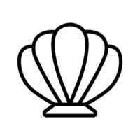 Seashell icon set.. vector
