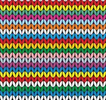 A seamless background with color knitted fabric. vector