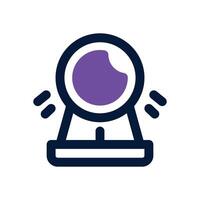 web camera dual tone icon. Sleek and modern icon for websites and mobile apps. vector