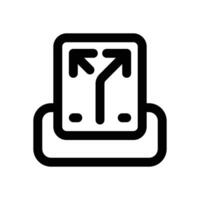 desision line icon. Clean and minimalist icon for websites and mobile apps. vector