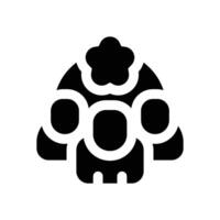 community glyph icon. Strong and solid icon for websites and mobile apps. vector