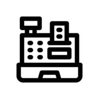cash count line icon. Clean and minimalist icon for websites and mobile apps. vector