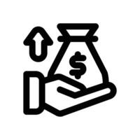 capital line icon. Clean and minimalist icon for websites, mobile apps, presentations, and logos. Fully scalable and customizable for any project. vector