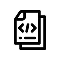 file line icon. Clean and minimalist icon for websites and mobile apps. vector