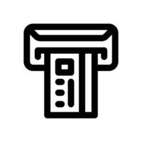 withdraw line icon. Clean and minimalist icon for websites and mobile apps. vector