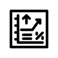 chart line icon. Clean and minimalist icon for websites and mobile apps. vector