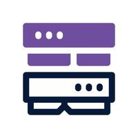 ram dual tone icon. Sleek and modern icon for websites and mobile apps. vector