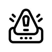 attantion line icon. Clean and minimalist icon for websites and mobile apps. vector