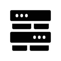 ram glyph icon. Strong and solid icon for websites and mobile apps. vector