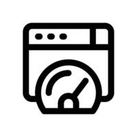 performance line icon. Clean and minimalist icon for websites and mobile apps. vector