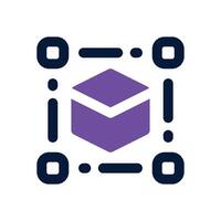 transformation dual tone icon. Sleek and modern icon for websites and mobile apps. vector