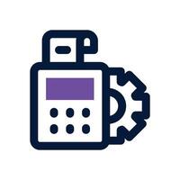 payment system dual tone icon. Sleek and modern icon for websites and mobile apps. vector