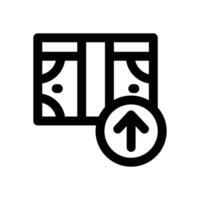 yield line icon. Clean and minimalist icon for websites and mobile apps. vector