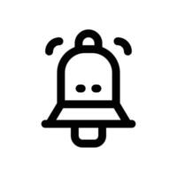 bell line icon. Clean and minimalist icon for websites and mobile apps. vector