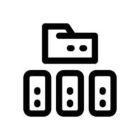hierarchy line icon. Clean and minimalist icon for websites and mobile apps. vector