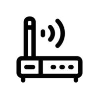 wifi router line icon. Clean and minimalist icon for websites and mobile apps. vector