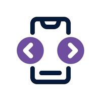 slader dual tone icon. Sleek and modern icon for websites and mobile apps. vector