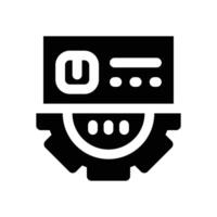 payment service glyph icon. Strong and solid icon for websites and mobile apps. vector