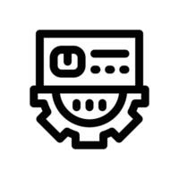 payment service line icon. Clean and minimalist icon for websites and mobile apps. vector