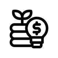 venture line icon. Clean and minimalist icon for websites, mobile apps, presentations, and logos. Fully scalable and customizable for any project. vector