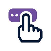 control center dual tone icon. Sleek and modern icon for websites and mobile apps. vector