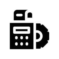 payment system glyph icon. Strong and solid icon for websites and mobile apps. vector