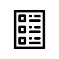 list line icon. Clean and minimalist icon for websites and mobile apps. vector