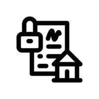 collateral line icon. Clean and minimalist icon for websites and mobile apps. vector