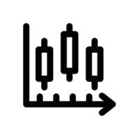 trading line icon. Clean and minimalist icon for websites and mobile apps. vector