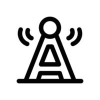 antenna line icon. Clean and minimalist icon for websites and mobile apps. vector