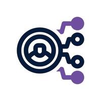 stakeholder dual tone icon. Sleek and modern icon for websites and mobile apps. vector