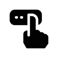 control center glyph icon. Strong and solid icon for websites and mobile apps. vector