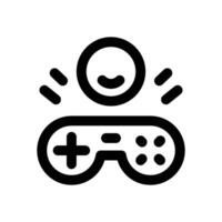 game line icon. Clean and minimalist icon for websites and mobile apps. vector