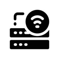 connection glyph icon. Strong and solid icon for websites, mobile interfaces, presentations, and visual branding. High quality and easy to edit. vector