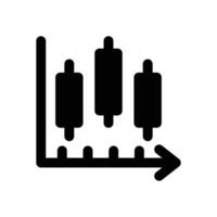 trading glyph icon. Strong and solid icon for websites and mobile apps. vector