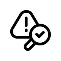 inspection line icon. Clean and minimalist icon for websites and mobile apps. vector
