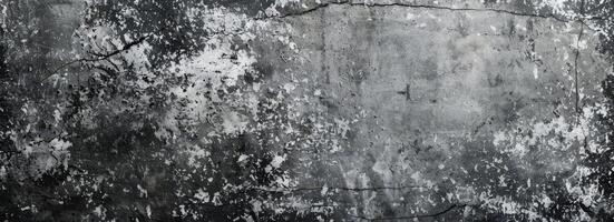 Gray concrete texture showcases an abstract grunge style with rough patches and a distressed look perfect for creative designs photo