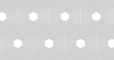 Abstract geometric pattern with stripes, lines. Seamless background. White and black ornament. Simple lattice graphic design vector