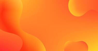 Orange gradient abstract background illustration. presentation element vector