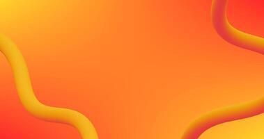 Abstract Gradient orange background with fluid Lines. illustration for graphic design. vector