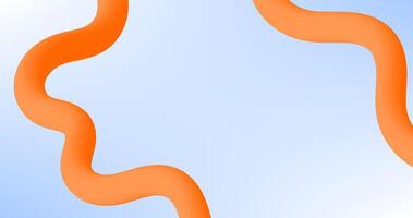 Abstract background with wavy lines in orange colors. illustration. vector