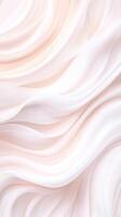 Delicate, flowing waves in light peach and soft pink merge together, exuding a calming and warm aesthetic perfect for various creative uses photo