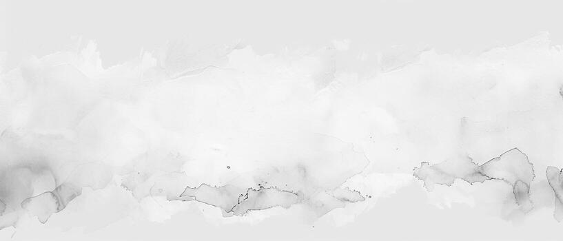 Soft white paper texture flows gently with watercolor strokes, creating an elegant backdrop full of tranquility and artistic potential photo