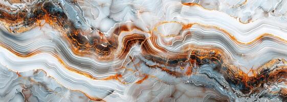 A stunning marble texture showcases rich swirling patterns and vibrant hues, perfect for elegant design projects or artistic inspiration photo
