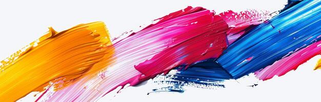 Vibrant paint strokes merge in a stunning abstract piece that showcases creativity and artistic expression on a clean canvas photo