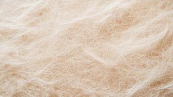 This close-up view highlights the intricate fibrous texture, featuring light strands that create a soft and airy visual effect, perfect for textile design photo