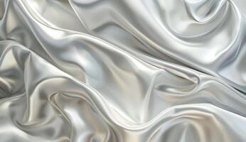 Soft white background features flowing wavy elements, creating an elegant and serene atmosphere in a minimalist design photo